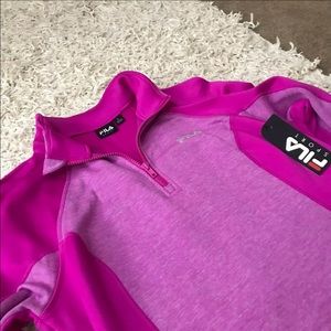 NWT Fila Size Large Quarter Zip
